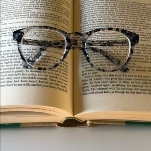 EyeBuy Direct Navy Blue Plastic “Stanford” Glasses